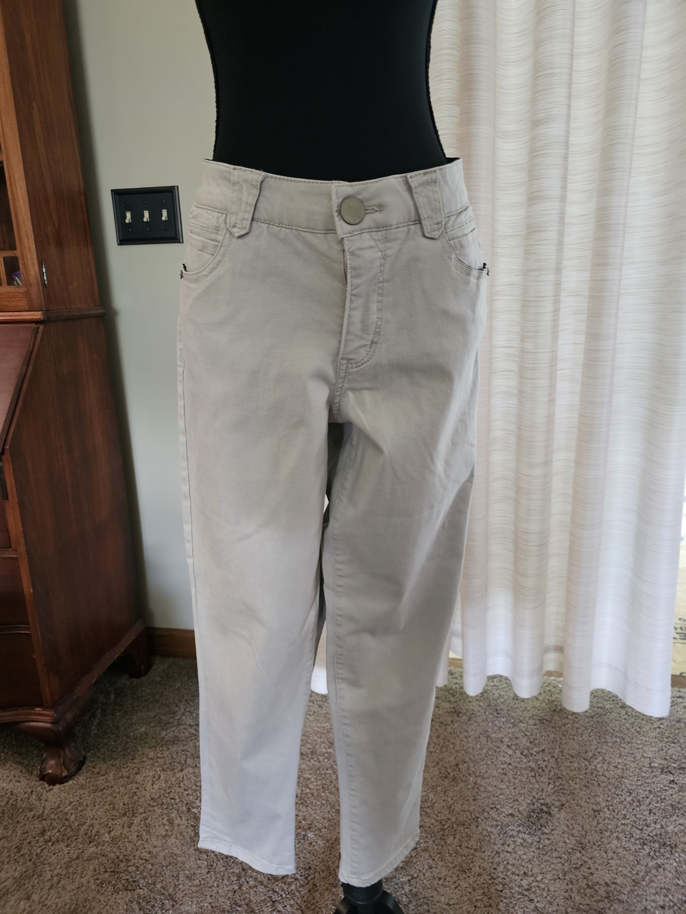 Democracy Light Beige Ab Solution Jeans